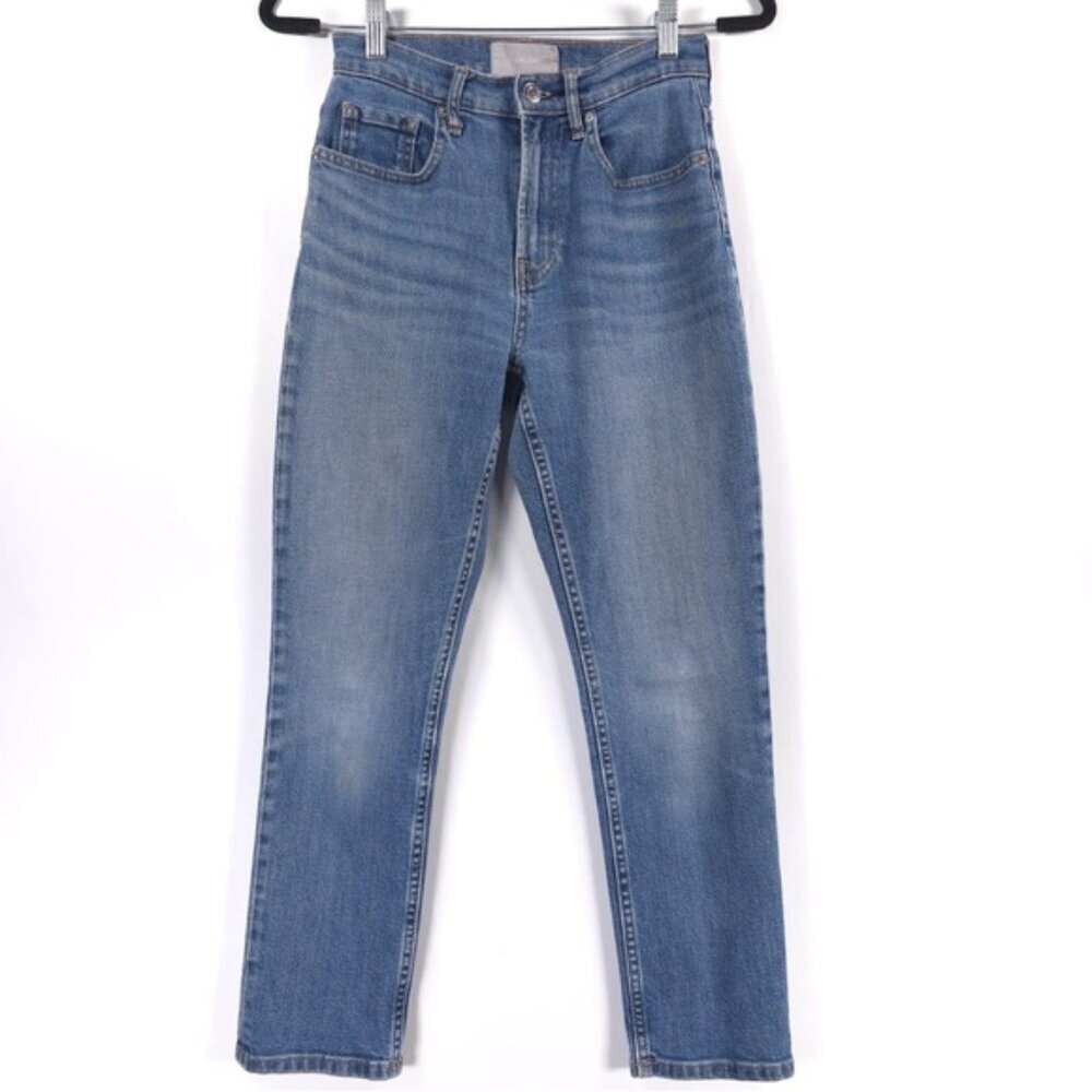 EVERLANE HIGH WAIST STRAIGHT Jeans Ankle Size‎ 25